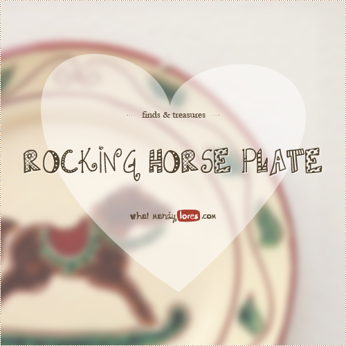 Rocking Horse Plate