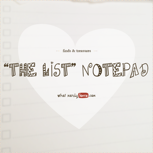 THE LIST Notepad